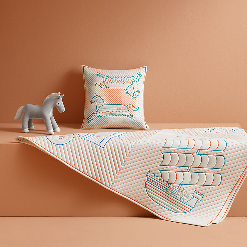 HERMES エルメス ポットヨック 馬 ぬいぐるみ 希少 ライトブルー